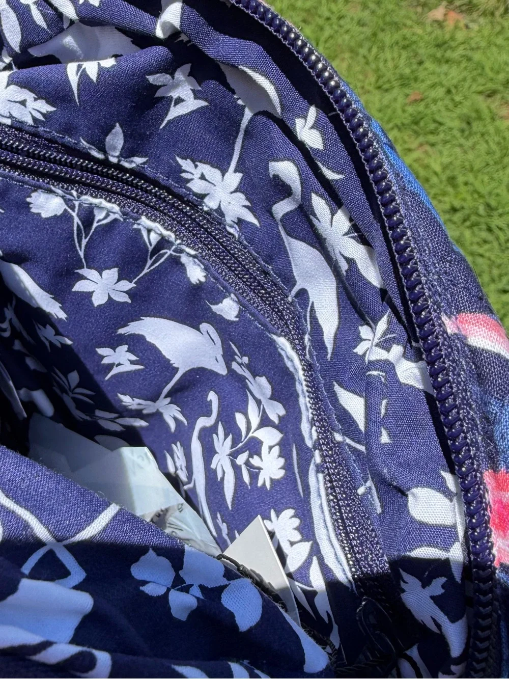 Vera Bradley Small Crossbody Flamingo Party NWT Quilted Cotton Bag